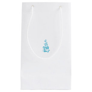 Petit Sac Cadeau Ball Blue, Medium Turquoise design décoratif