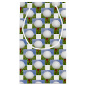 Petit Sac Cadeau balle de golf sur tee (Dos)