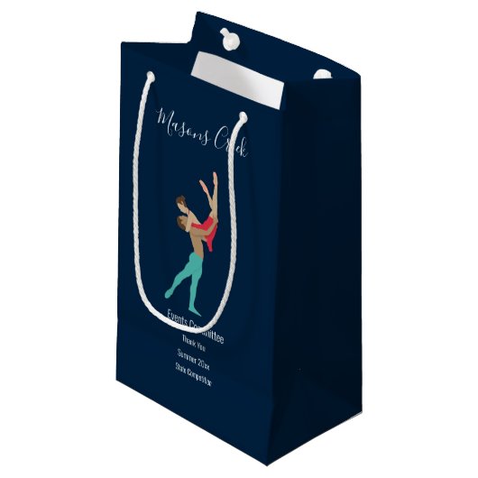 Petit Sac Cadeau Ballet (Devant Angle)