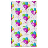 Petit Sac Cadeau Ballons D'Anniversaire Avec Confetti (Dos)