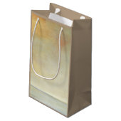 Petit Sac Cadeau Balnéaire avec coucher de soleil Orange (Dos Angle)