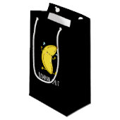 Petit Sac Cadeau Banana Split Funny Dancing Banana Pun (Dark BG) (Devant Angle)