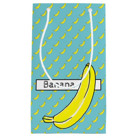 Petit Sac Cadeau Banane (Devant)