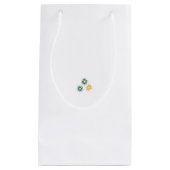 Petit Sac Cadeau Banane jaune, bleu foncé vert, décoratif (Devant)