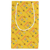 Petit Sac Cadeau Bande dessinée drôle de Noël de cadeaux réfléchis (Devant)