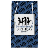 Petit Sac Cadeau Bande extraterrestre, Anniversaire (Devant)