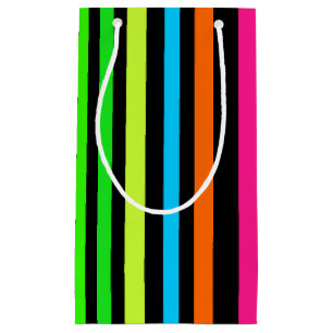 Petit Sac Cadeau Bandes de néon
