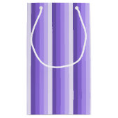 Petit Sac Cadeau Bandes d'ombre violette (Dos)