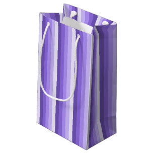 Petit Sac Cadeau Bandes d'ombre violette