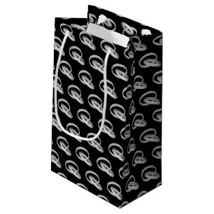 Petit Sac Cadeau bandes mariages argent connectées
