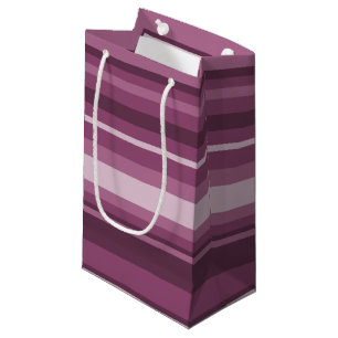 Petit Sac Cadeau Bandes mauves