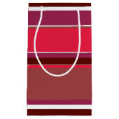 Petit Sac Cadeau Bandes rouges (Devant)