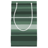Petit Sac Cadeau Bandes vertes (Devant)