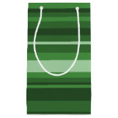 Petit Sac Cadeau Bandes vertes (Devant)