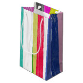 Petit Sac Cadeau Bandes verticales (Dos Angle)