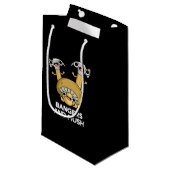 Petit Sac Cadeau Bangers Et Mush Drôle Anglais Pun De Nourriture Da (Devant Angle)