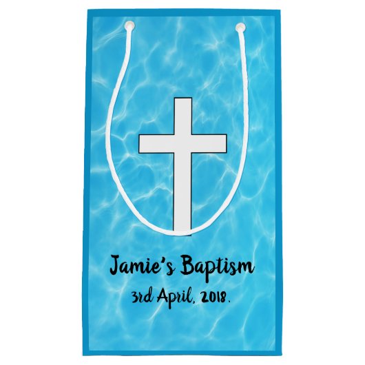 Petit Sac Cadeau Baptême (Devant)