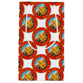 Petit Sac Cadeau Barcelone, Spain, circle, red (Devant)