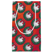 Petit Sac Cadeau Baseball en couronne rouge (Devant)