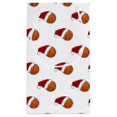 Petit Sac Cadeau Basket-ball et cerceau de Noël (Dos)