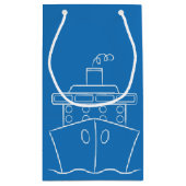 Petit Sac Cadeau Bateau de croisière (Dos)