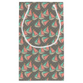 Petit Sac Cadeau Bateaux à gros (Dos)