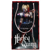 Petit Sac Cadeau Batman Arkham Knight | Harley Quinn avec chauve-so (Devant)