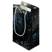 Petit Sac Cadeau Batman Avec Batmobile Dans La Pluie (Devant Angle)