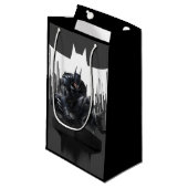 Petit Sac Cadeau Batman perché sur un pilier (Devant Angle)