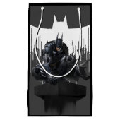 Petit Sac Cadeau Batman perché sur un pilier (Devant)