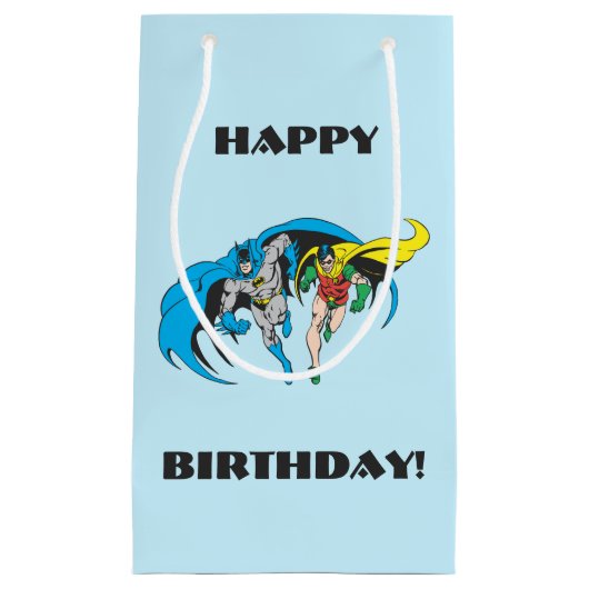 Petit Sac Cadeau Batman & Robin (Devant)