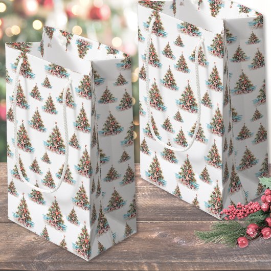 Petit Sac Cadeau Beach Christmas