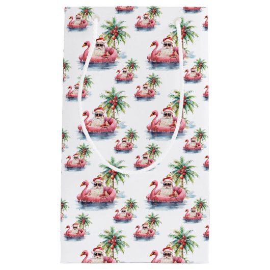 Petit Sac Cadeau Beach Christmas (Devant)