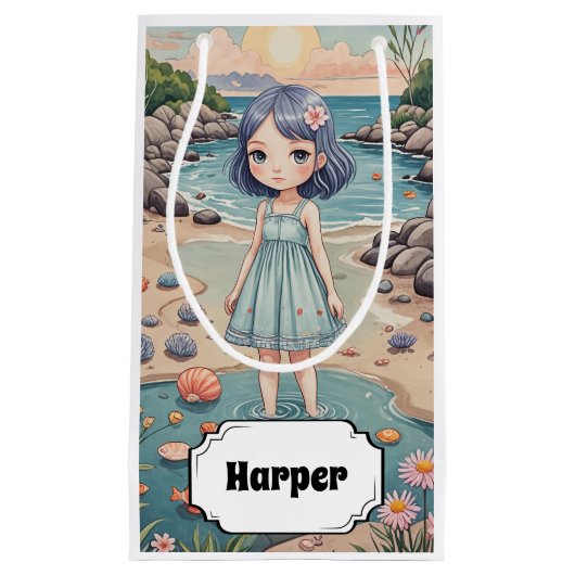 Petit Sac Cadeau Beachcomber's Bliss Personnalisé (Devant)