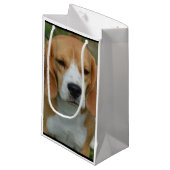 Petit Sac Cadeau Beagle adorable (Devant Angle)