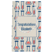 Petit Sac Cadeau Beaker & Test Tube Science Themed (Devant)