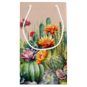 Petit Sac Cadeau Beau Cactus Flower (Dos)