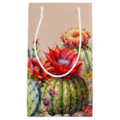 Petit Sac Cadeau Beau Cactus Flower (Devant)