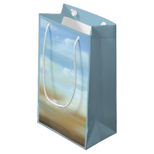 Petit Sac Cadeau Beau ciel avec les nuages pelucheux