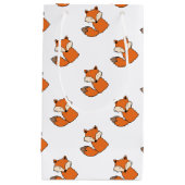 Petit Sac Cadeau Beau renard rouge (Devant)