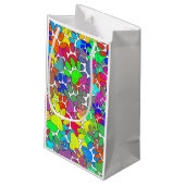 Petit Sac Cadeau Beaucoup D'Empreintes de pattes De Chiens Partout (Dos Angle)