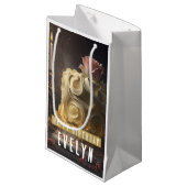 Petit Sac Cadeau Beauté et gâteau de la Bête - Anniversaire (Devant Angle)