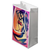 Petit Sac Cadeau beauté foncé-haired de sirène (Dos Angle)