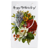 Petit Sac Cadeau Beautiful Romantic Summer Bouquet with Red Rose (Devant)