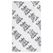 Petit Sac Cadeau Bébé c'est extérieur froid (Dos)