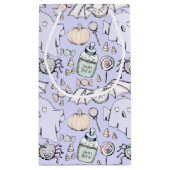 Petit Sac Cadeau Bébé mignon Halloween avec Citrouilles, chauves-so (Dos)