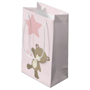 Petit Sac Cadeau Bébé mignon ours en peluche