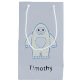 Petit Sac Cadeau Bébé mignon Yeti (Devant)