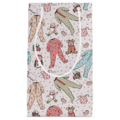 Petit Sac Cadeau Bébé rose mignonne Noël Fille (Devant)