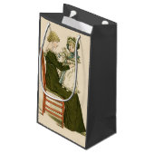 Petit Sac Cadeau Bébé victorien Mère Greenaway (Dos Angle)